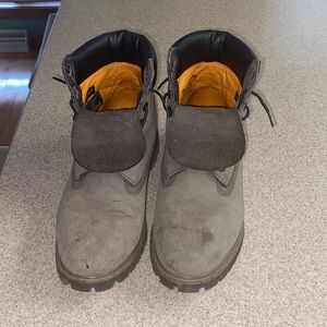 Timberland Grey Black Boots